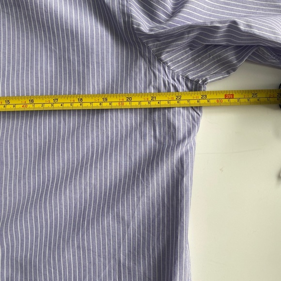 Ralph Lauren Purple Label Shirt Mens 16.5 Large Striped Dress Button Up Classic - Picture 4 of 10